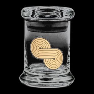 420 Science ""Infinity Symbol"" Glass Jar