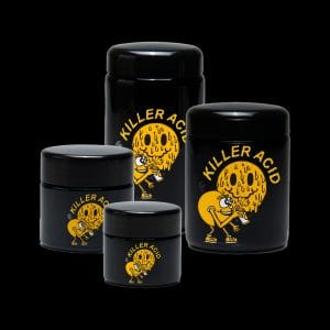 420 Science x Killer Acid UV Screw Top Jar - Miles of Smiles