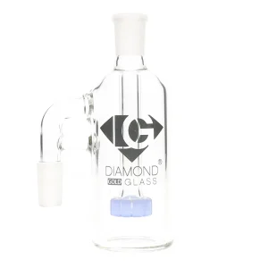 5" Diamond Glass Meta 90 Degree 14MM Ash Catcher