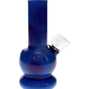 5" Flower Pattern Single Globe Mini Water Pipe