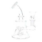 5" Mini-Shower Dab Rig by Diamond Glass