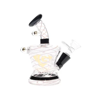 6" Krabs Stem Perc Dab Rig by Diamond Glass
