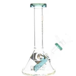 6" Shooter Stem Perc Dab Rig by Diamond Glass