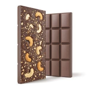 600mg Milk Chocolate & Cashew Bar - Delta 8 - Chill Plus
