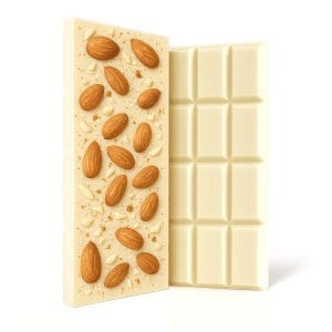 600mg White Chocolate & Almonds Bar - Delta 8 - Chill Plus