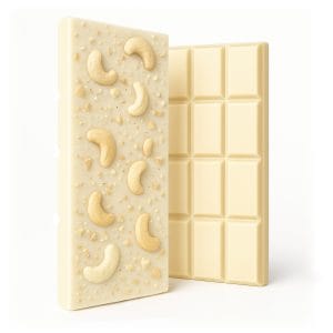 600mg White Chocolate & Cashews Bar - Delta 8 - Chill Plus