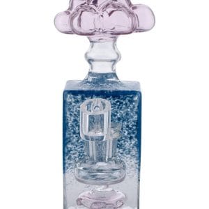 7" Box Bubbler Rig - Blue + Pink