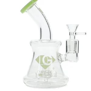 7" Cross Percolator Dab Rig by Diamond Glass