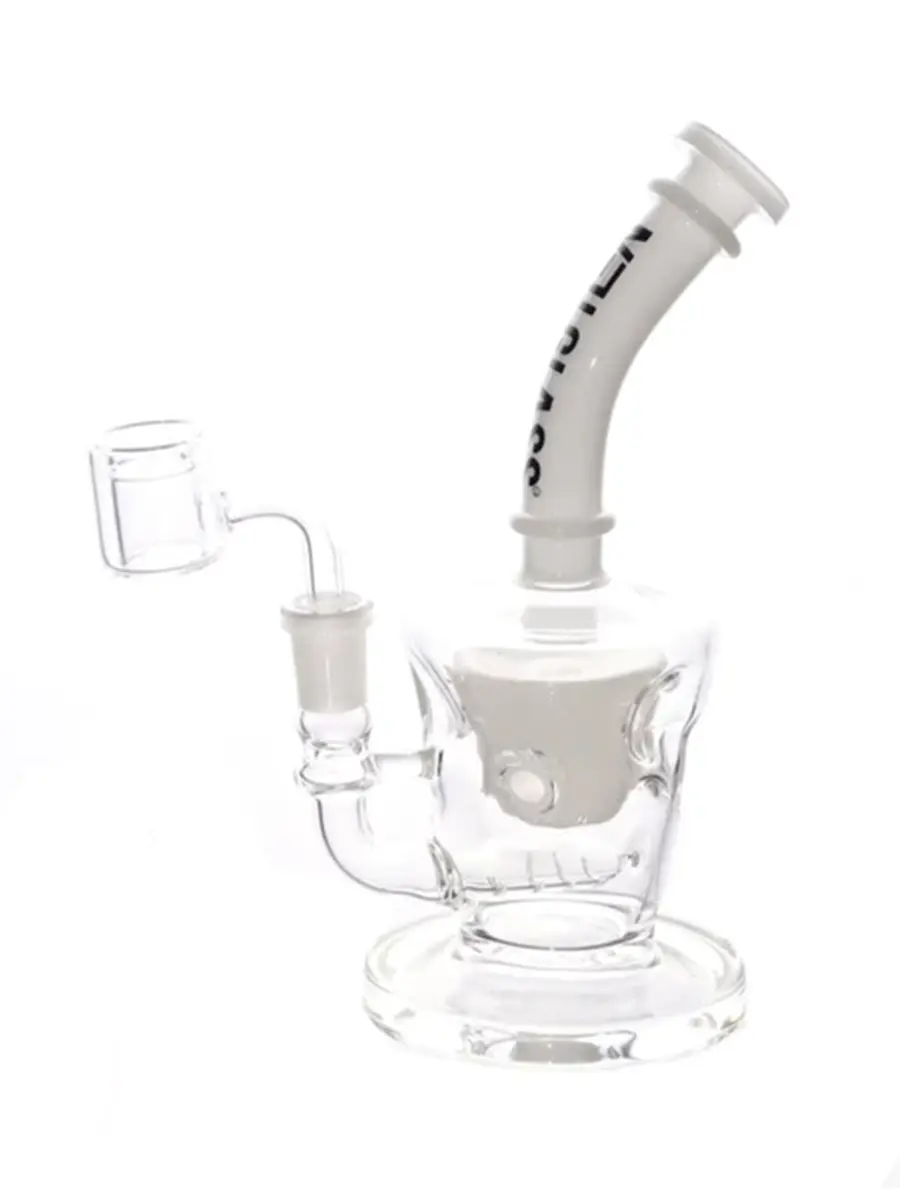 8" NEU Inline Swiss Mini Concentrate Dab Rig