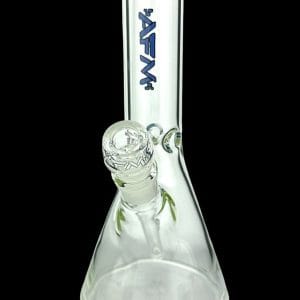 AFM Glass Classic Colored Lip Beaker Bong