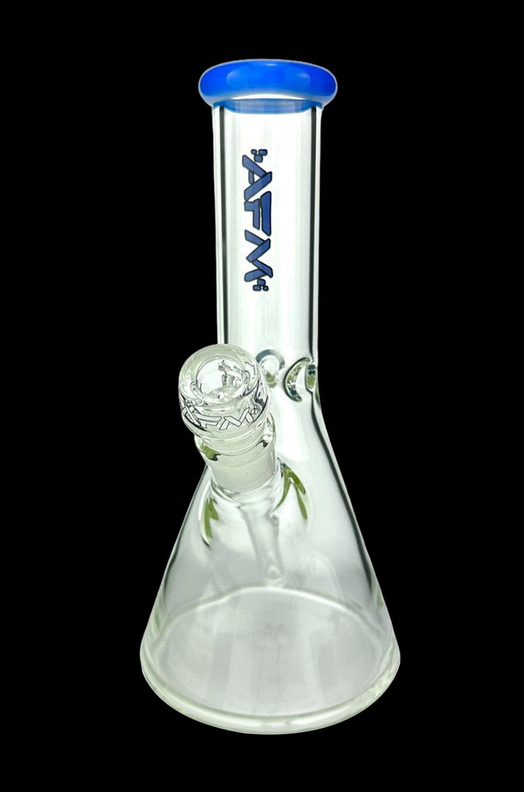 AFM Glass Classic Colored Lip Beaker Bong