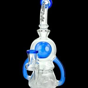 AFM Glass Double Pump Recycler Water Pipe