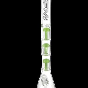 AFM Glass Hitter Triple Tree Perc 9mm Glass Beaker Bong