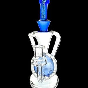 AFM Glass Magic Ball Clear Glass Recycler Water Pipe