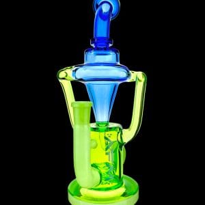 AFM Glass Palermo Double Glass Recycler Water Pipe