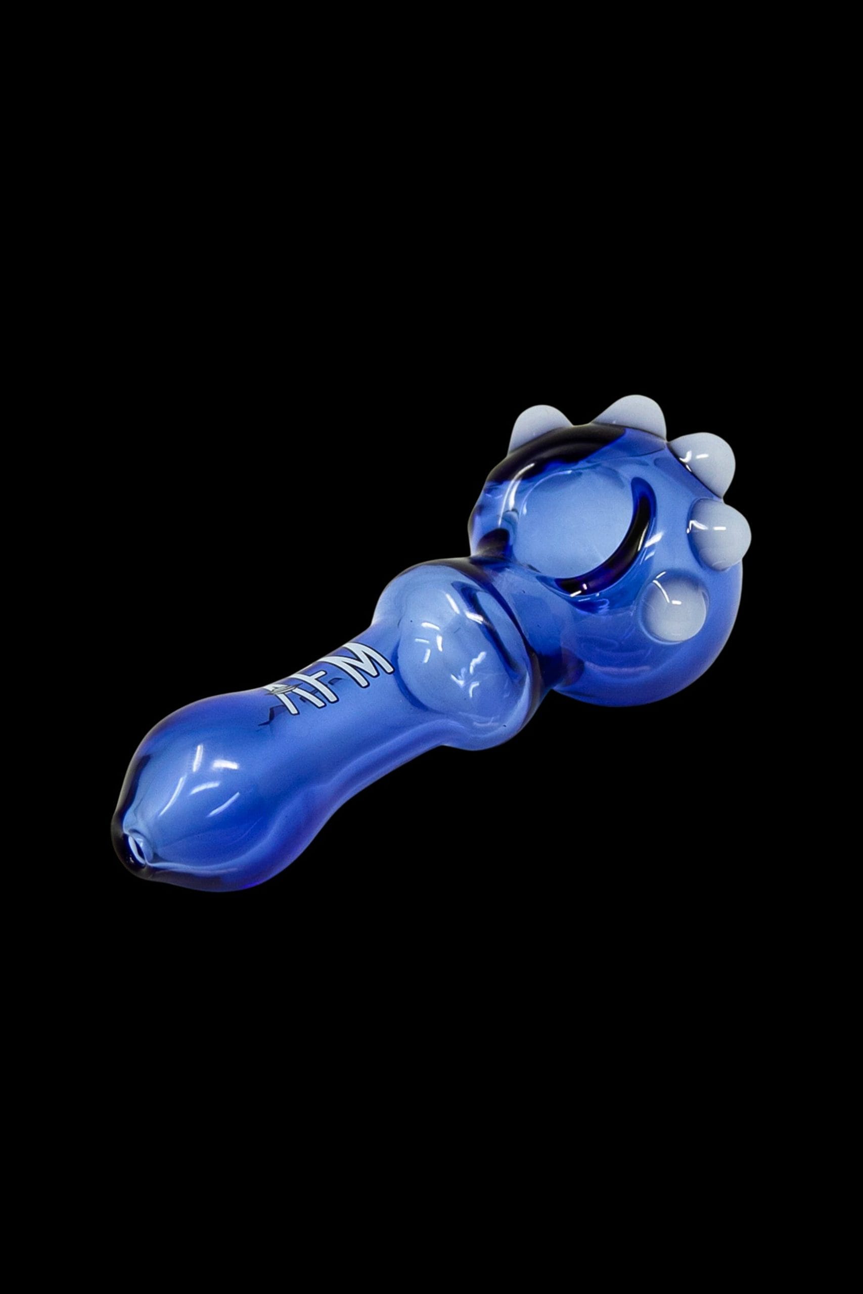AFM Glass Spikey Color Hand Pipe