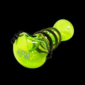 AFM Glass Tiger Stripe Color Hand Pipe