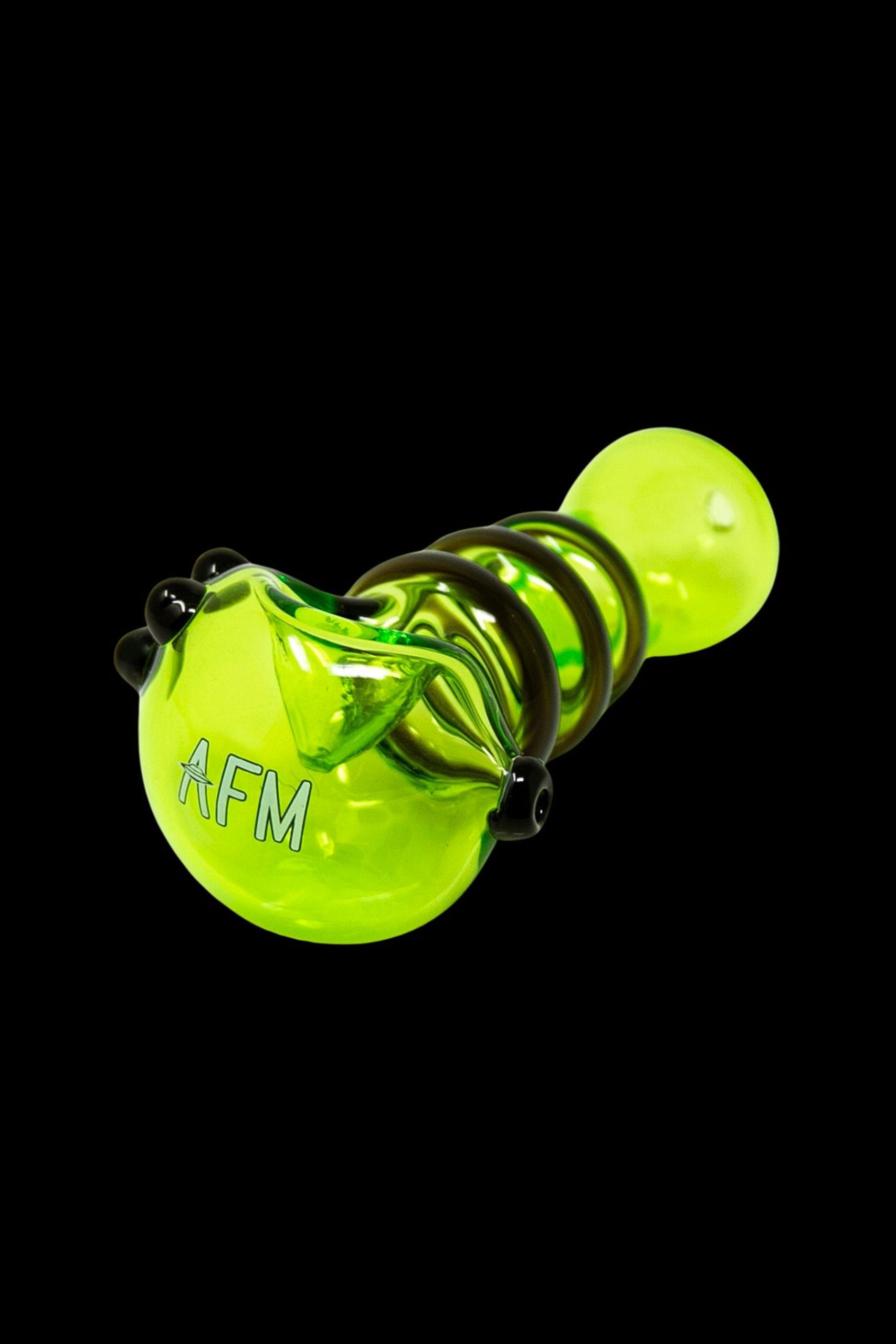 AFM Glass Tiger Stripe Color Hand Pipe