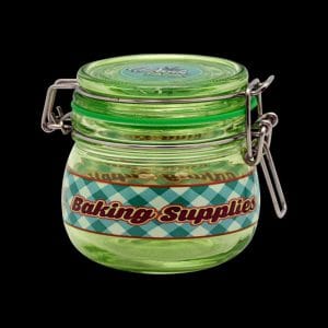 Baking Supplies Glass Jar