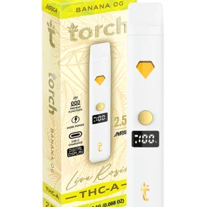 Banana OG Torch THC-A Live Rosin Disposable 2.5G