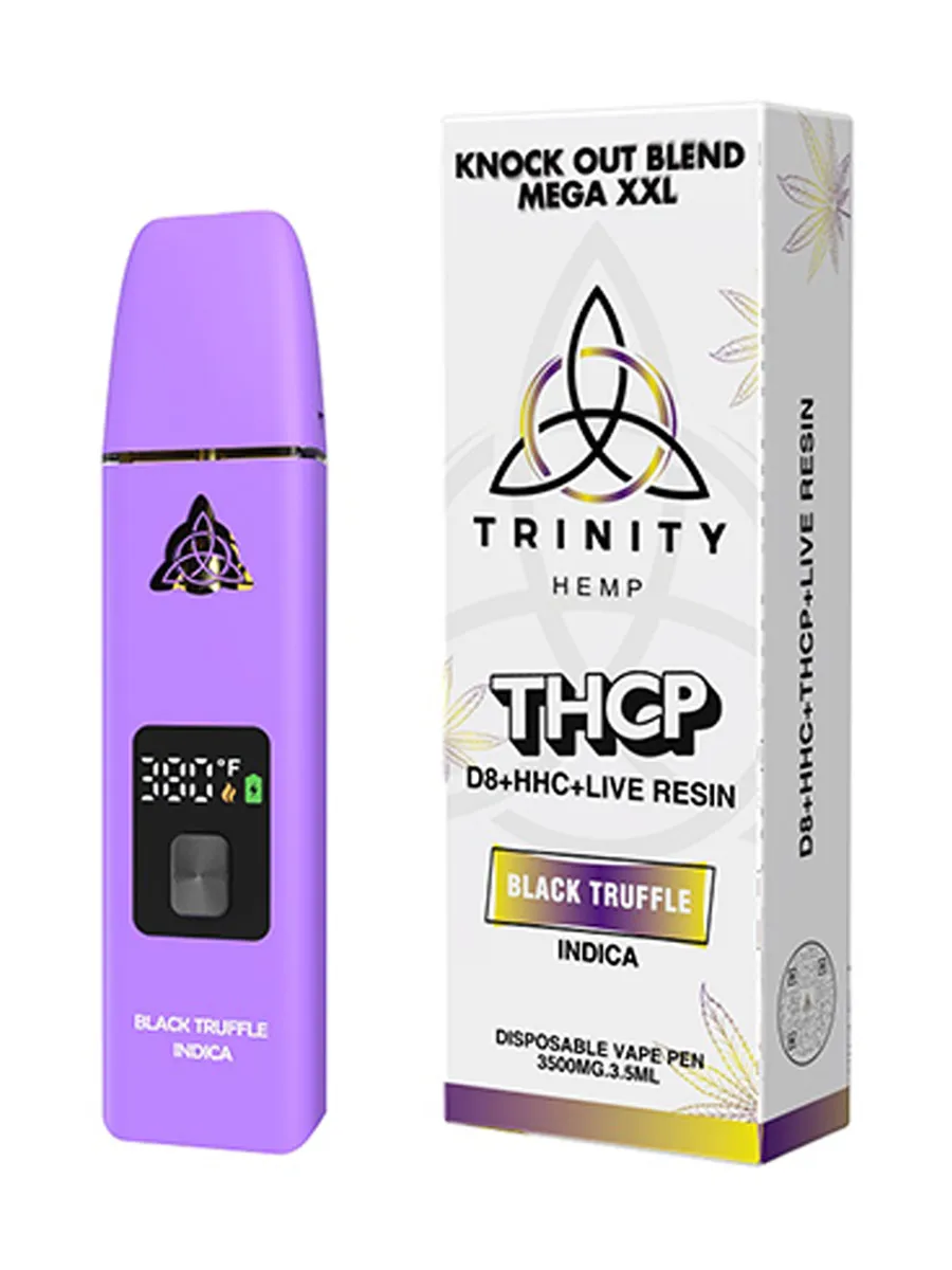 Black Truffle Trinity Mega XXL THCP Knock Out Blend Vape Pen 3.5ML