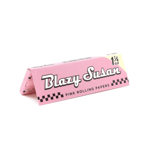 Blazy Susan Pink Rolling Papers - 1 1/4 Pink Rolling papers