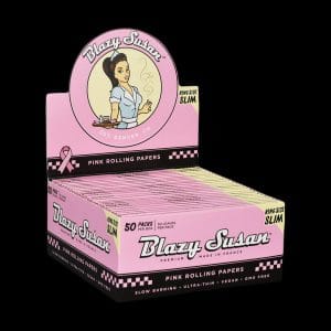 Blazy Susan Pink Rolling Papers - 50 Pack