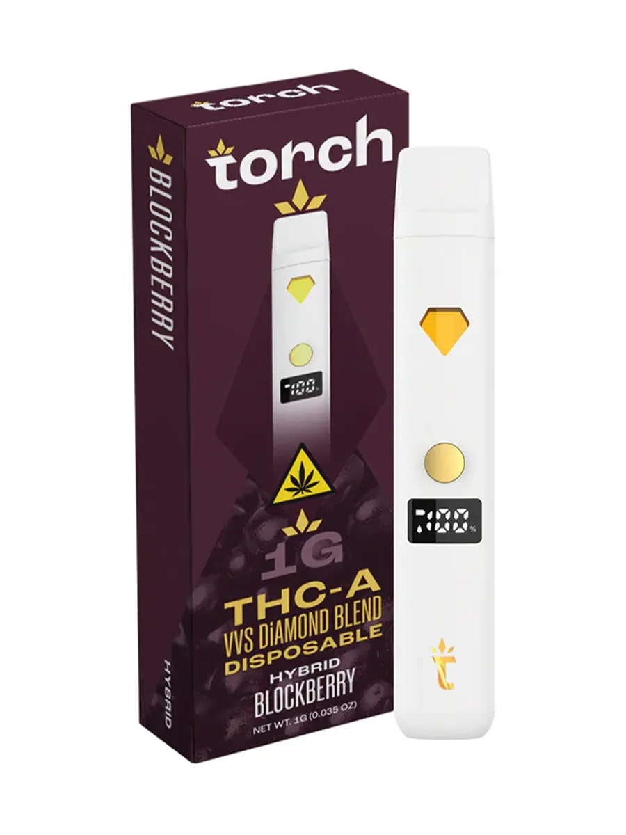 Blockberry Torch THC-A VVS Diamond Blend Disposable 1G