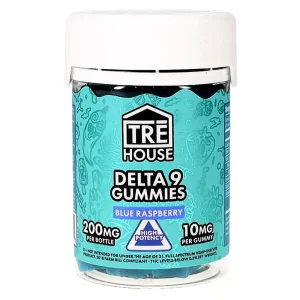 Blue Raspberry Tre House Delta 9 Gummies 200mg