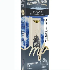 Blueberry OG Mellow Fellow Bahama Live Resin Blend Disposable 2ml