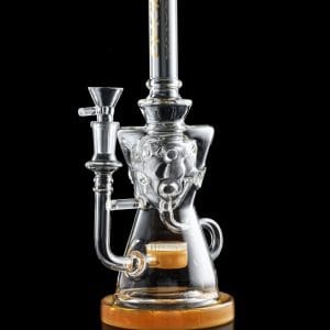 BoroTech Glass ""Aesir"" Internal Swiss Recycler with Frit-comb Perc