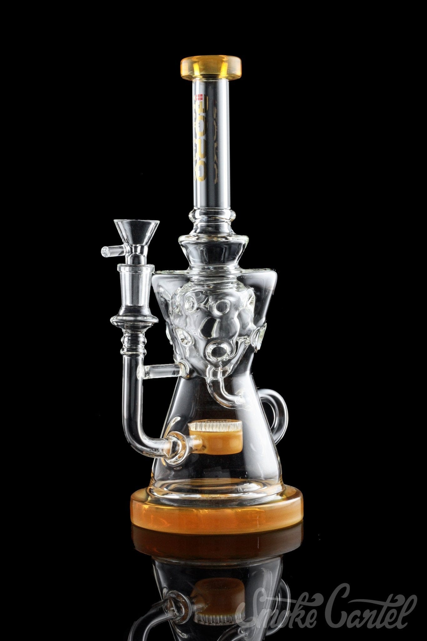 BoroTech Glass ""Aesir"" Internal Swiss Recycler with Frit-comb Perc