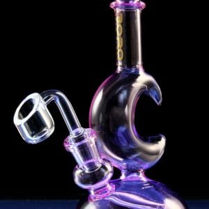 BoroTech Glass ""Mani"" Crescent Petite Mini Rig