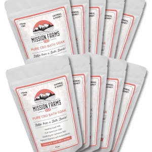 CBD Bath Soak Stocking Stuffer Bundle - Pure CBD Bath Soak, 10ct