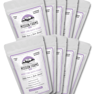 CBD Bath Soak Stocking Stuffer Bundle - Rest CBD Bath Soak, 10ct