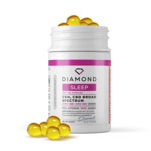 CBD, CBN, Melatonin Capsules - 31mg - Diamond CBD - 60ct (1,860mg)