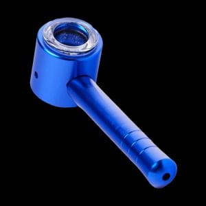 Cheech Glass Metal Pipe w/ Glass Bowl
