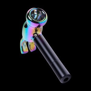 Cheech Glass Metal & Glass Hammer Pipe