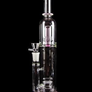 Cherry Bomb Domed Straight Tube with Colored Accents
