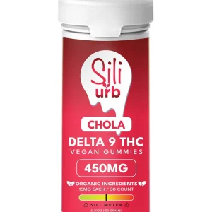 Chola Sili x URB D9 THC Vegan Gummies 450mg 30ct