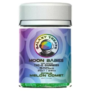Citrus Melon Comet Galaxy Treats Moon Babies THC-O Gummies 500mg
