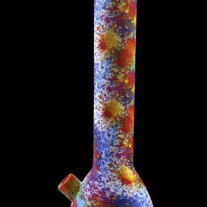 Cloud 8 Artistic Paint Silicone Beaker Bong