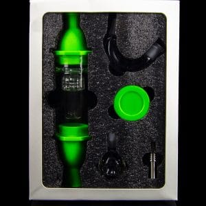 Cloud 8 Bong and Dab Straw Combo