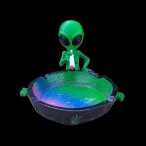 Cloud 8 Smoking Alien Ashtray