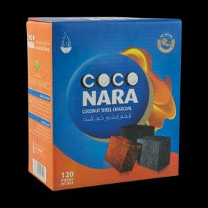 Coco Nara Hookah Charcoal - 120 Piece Box