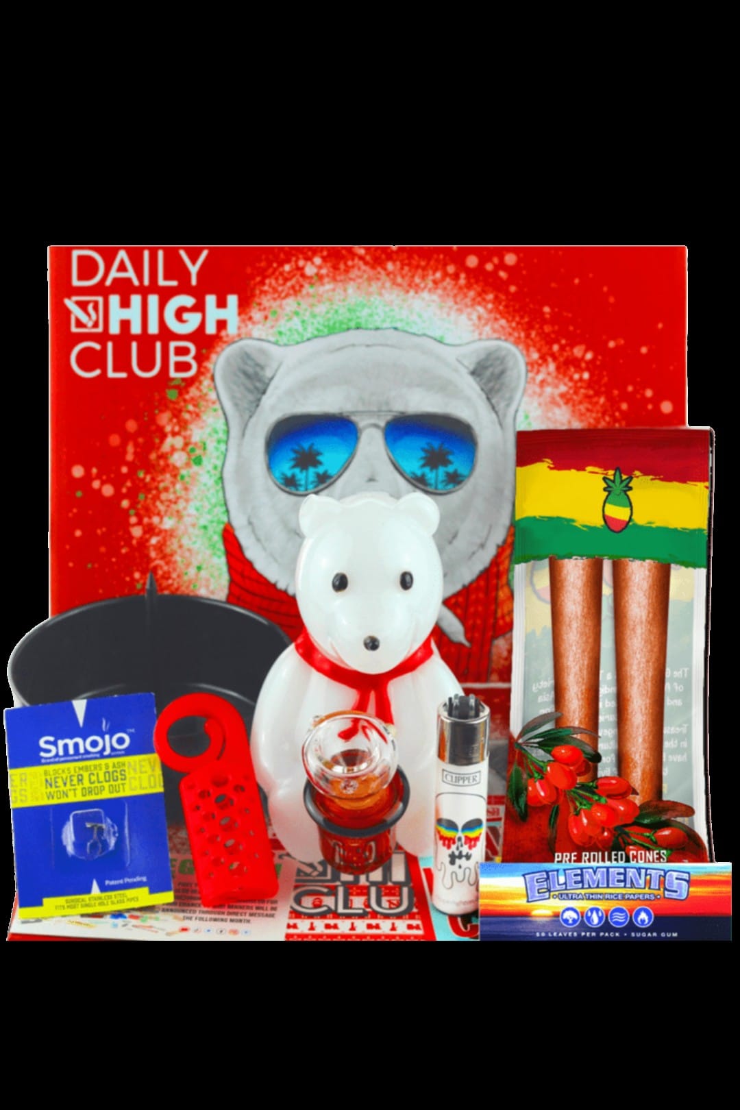 Daily High Club Holiday Smoking Box - Snowy Tha Bear is Back