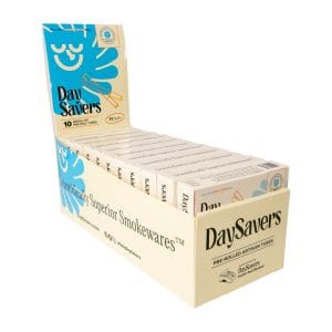 DaySavers Display Case - Refined White Artisan Tubes [22 Packs in Case] [10 Tubes Per Pack]