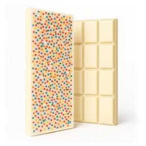 Delta 8 THC White Chocolate & Sprinkles Bar - 600mg - Chill Plus