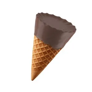Delta 9 Waffle Cones - 20mg - Hazelnut Cream + Milk Chocolate - Chill Plus (240mg)