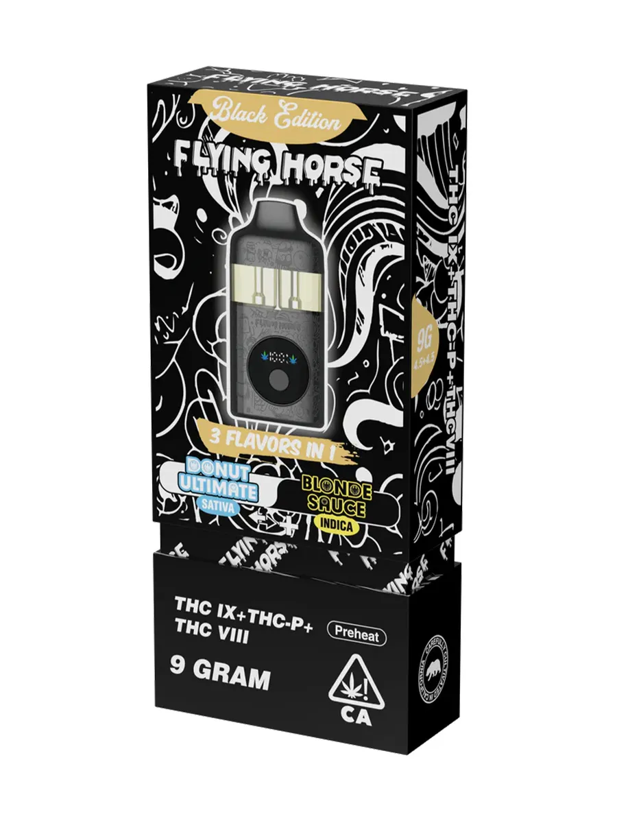 Donut Ultimate | Blonde Sauce Flying Horse Black Edition Disposable 9G
